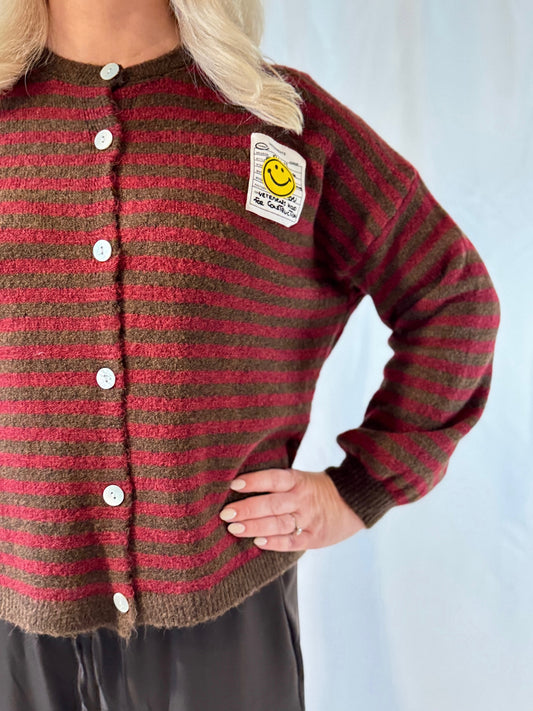 Strickjacke Similey Bordeaux