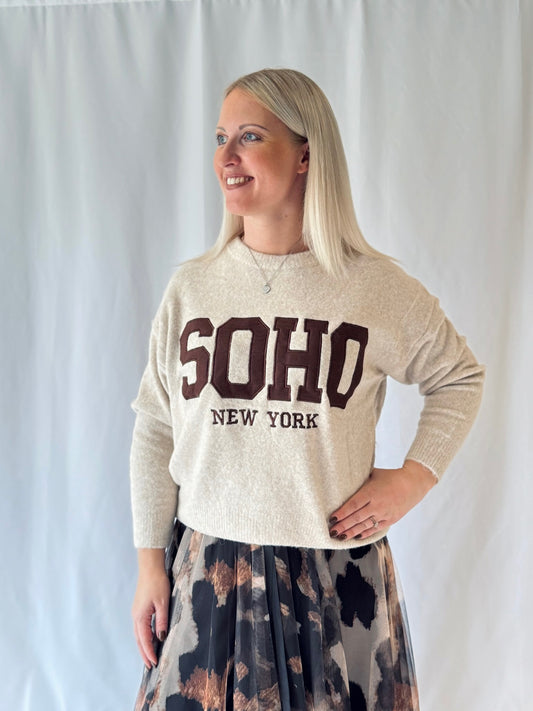 Strickpullover Beige SOHO
