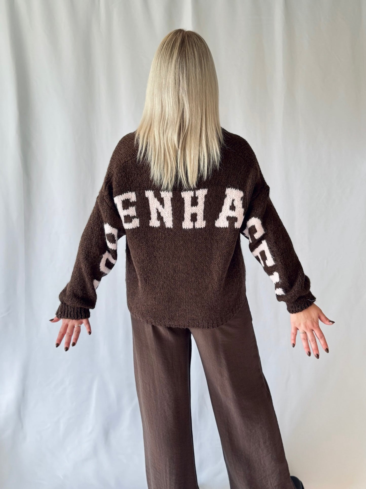 Strickcardigan Copenhagen Braun