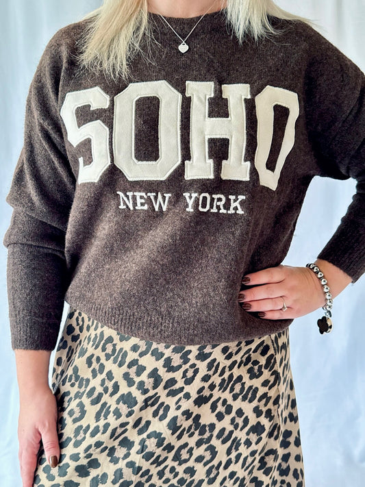 Strickpullover Braun SOHO