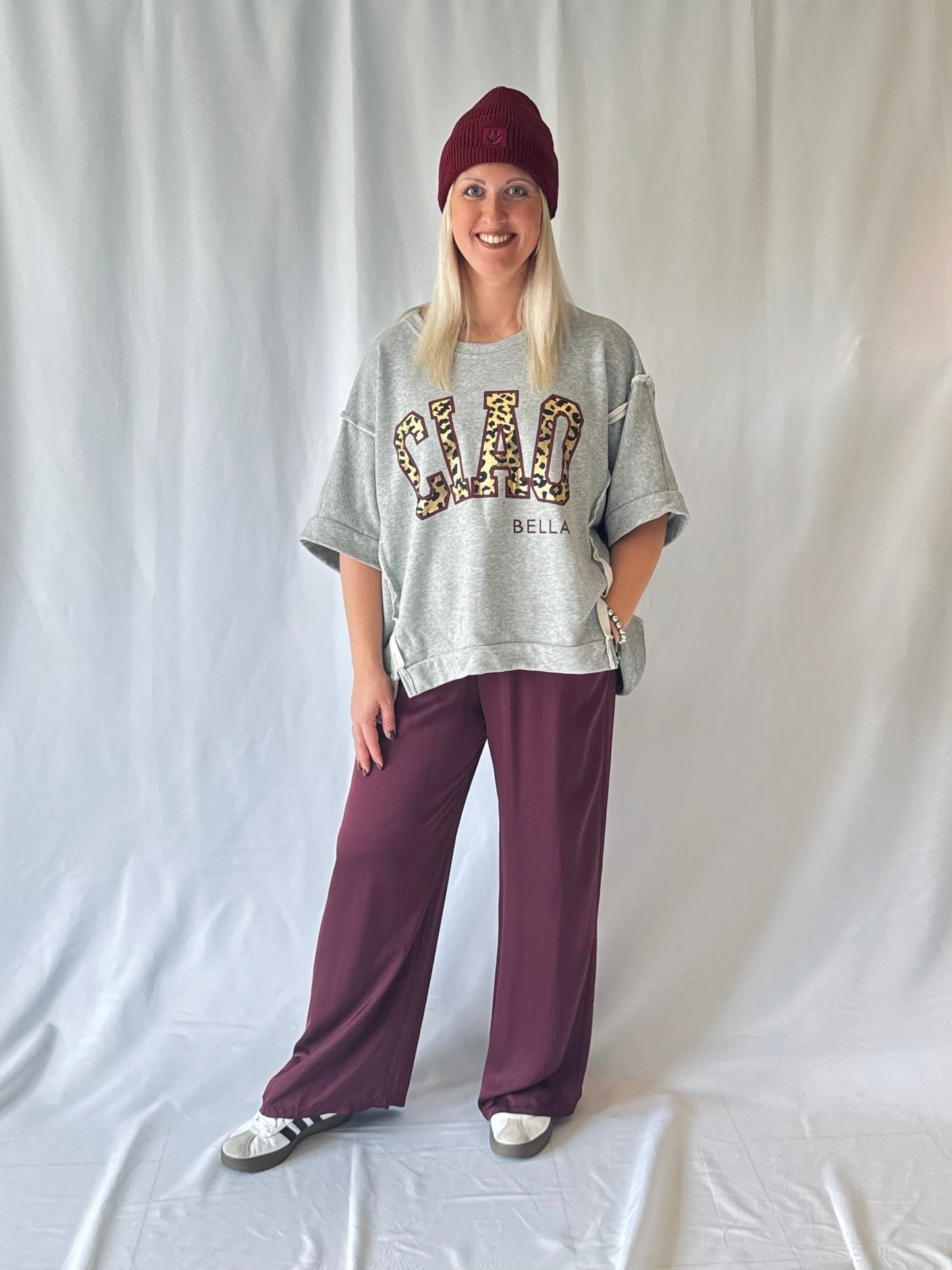 Sweatshirt Ciao Leo Grau