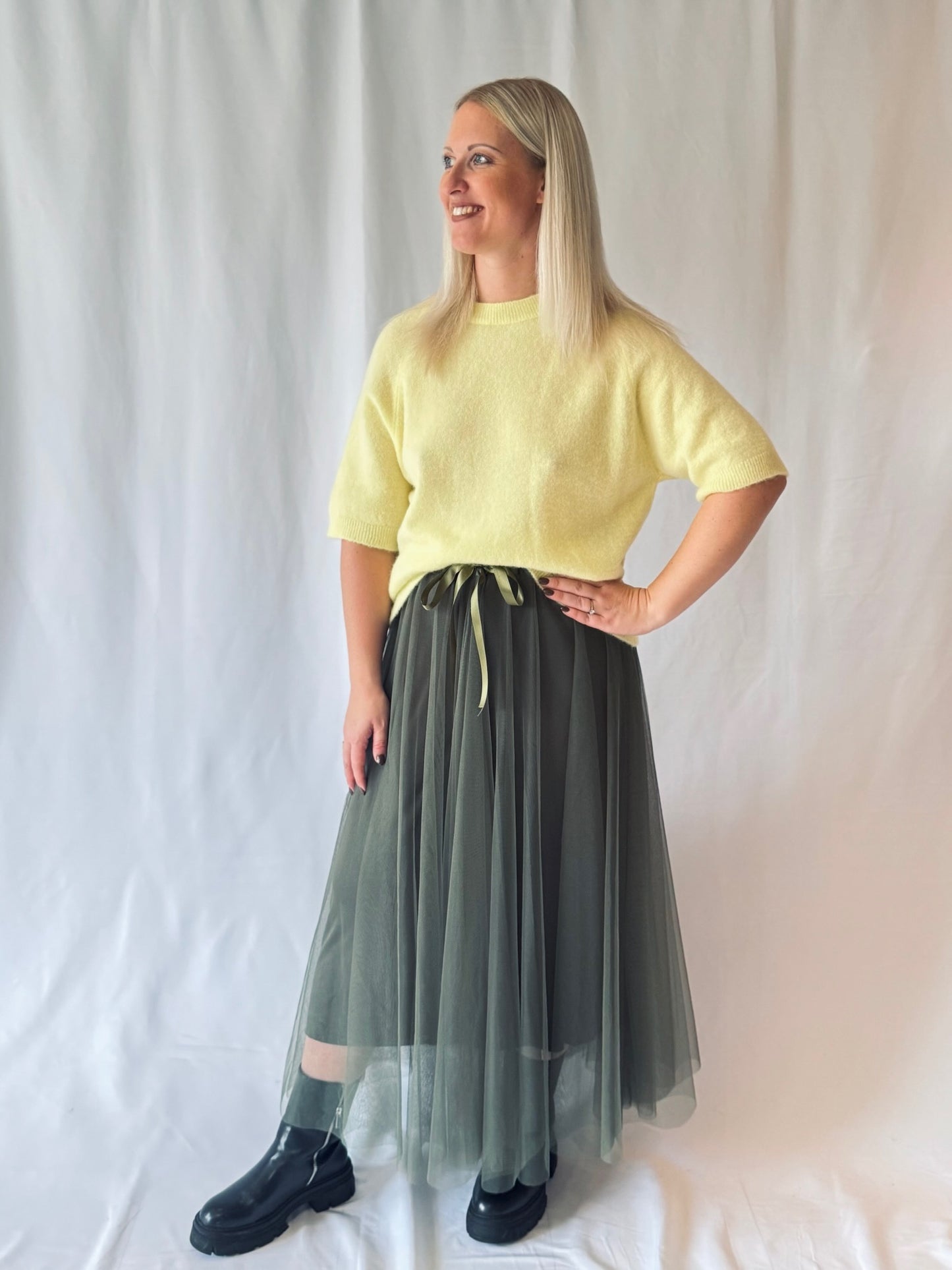 Babyalpaka Pullover - Gelb