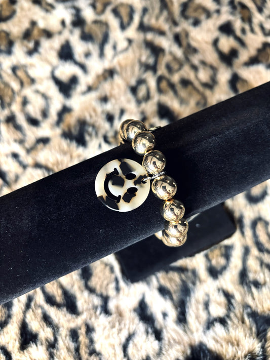 Armband Gold mit 2 Charms