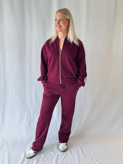 Sweatblouson Bordeaux