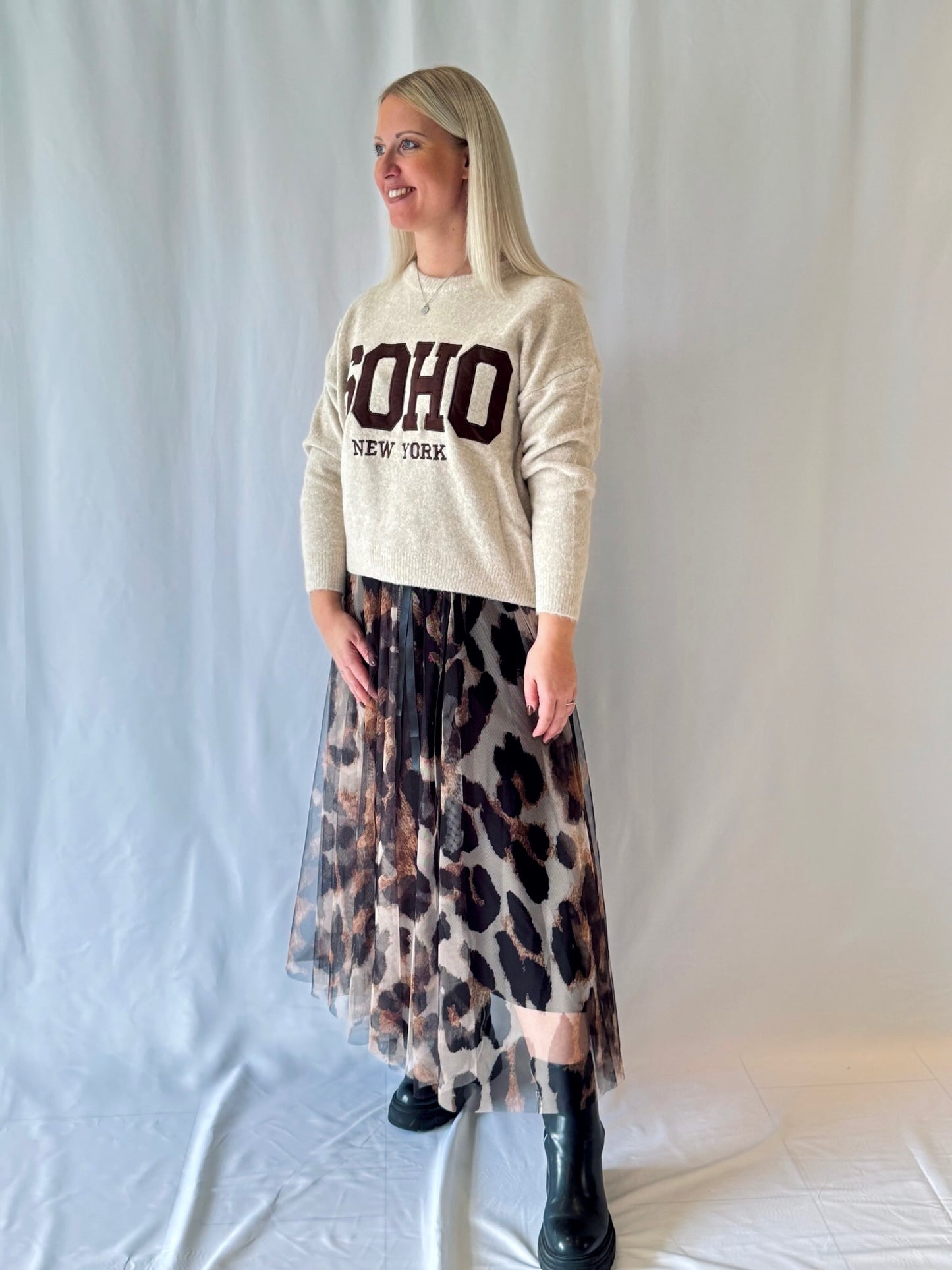 Strickpullover Beige SOHO