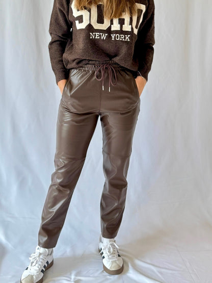 Lederhose Dunkelbraun