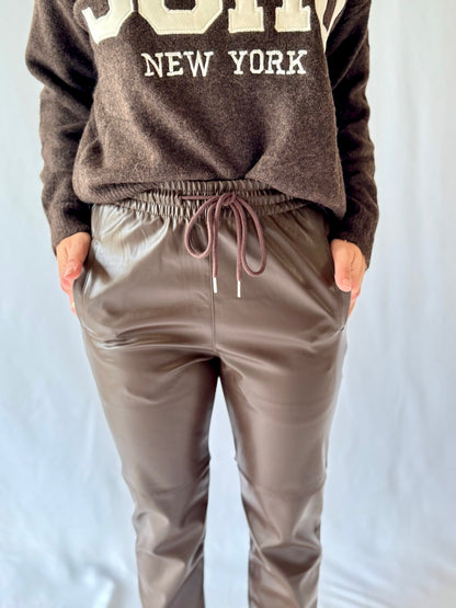 Lederhose Dunkelbraun