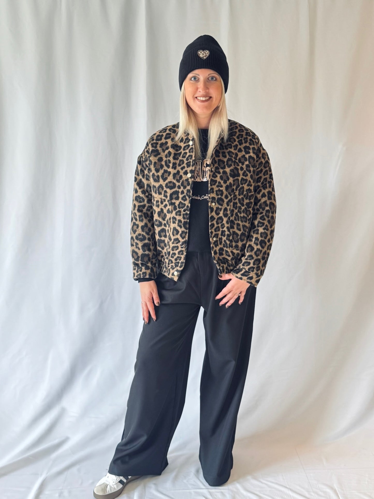 Wolljacke gesteppt Leo