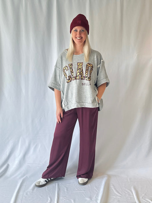 Sweatshirt Ciao Leo Grau