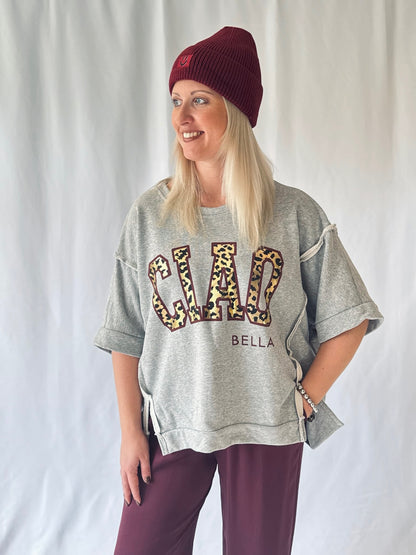 Sweatshirt Ciao Leo Grau