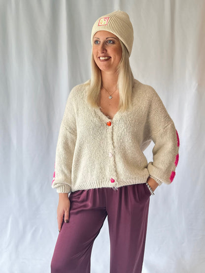 Strickcardigan Copenhagen Beige
