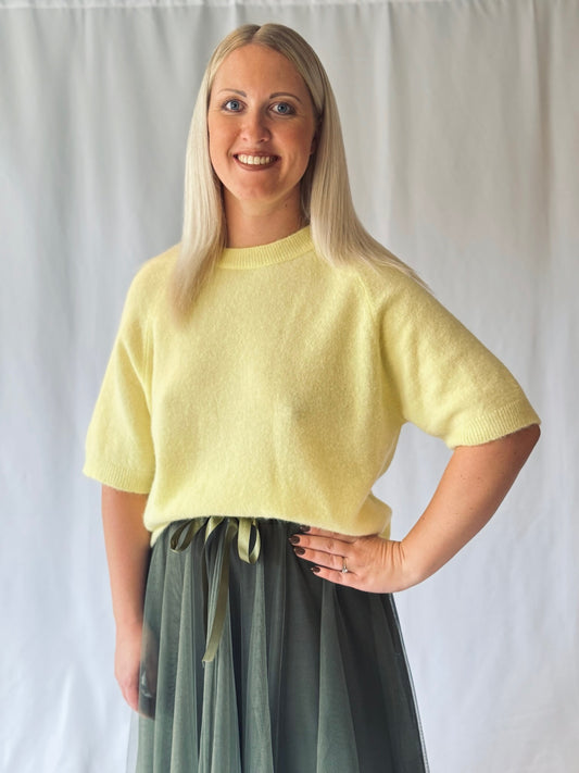 Babyalpaka Pullover - Gelb