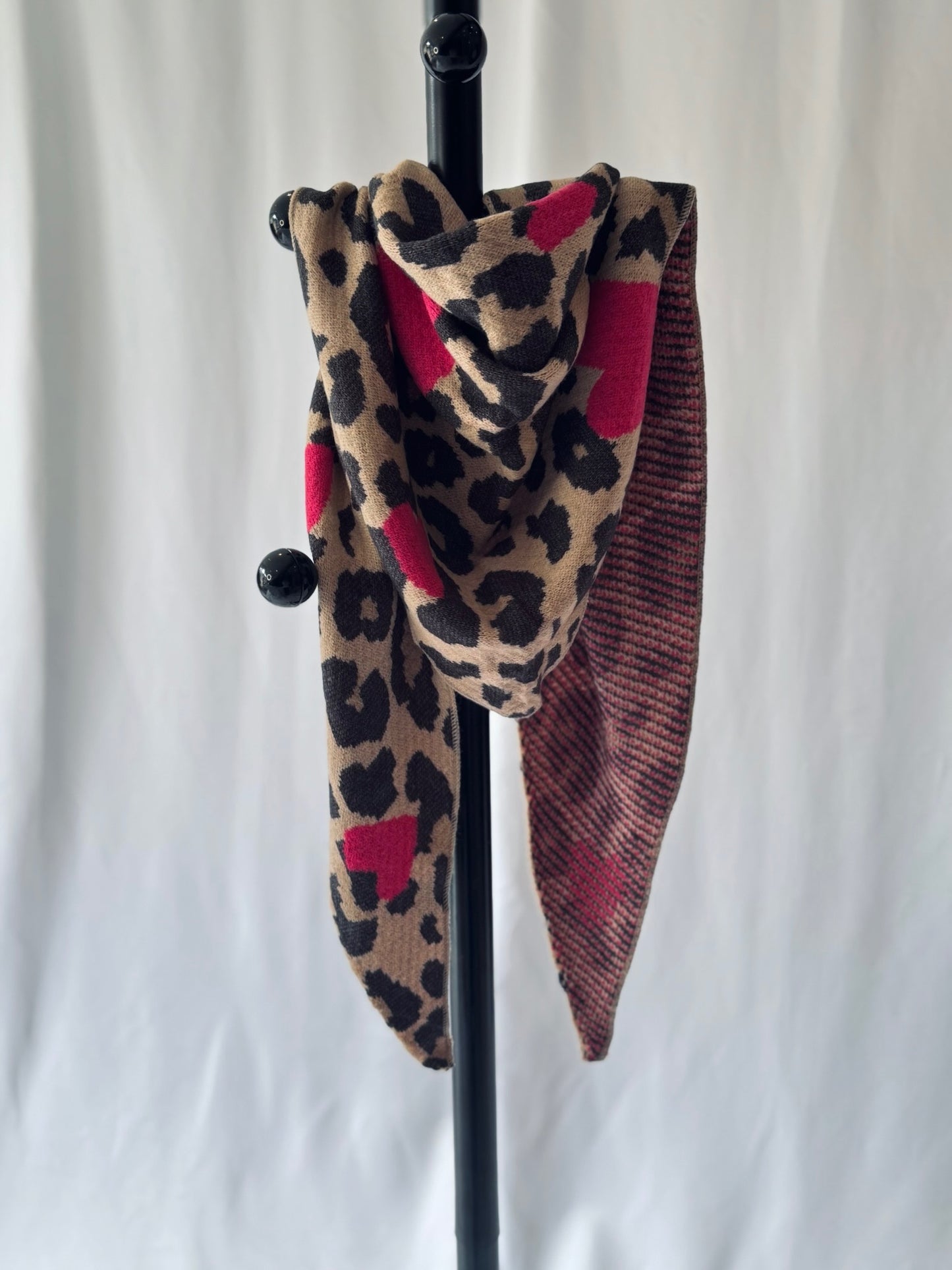 Schal Leo Beige Pink