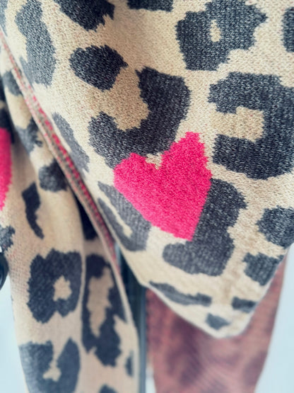 Schal Leo Beige Pink